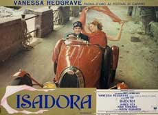 THE LOVES OF ISADORA 1970 Original Italian Fotobusta Movie Poster at