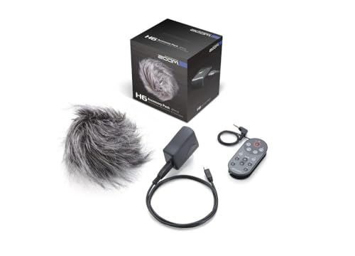 Zoom APH-6 Accessory Package for H6 Portable Recorder, Includes Remote Control with Extension Cable...