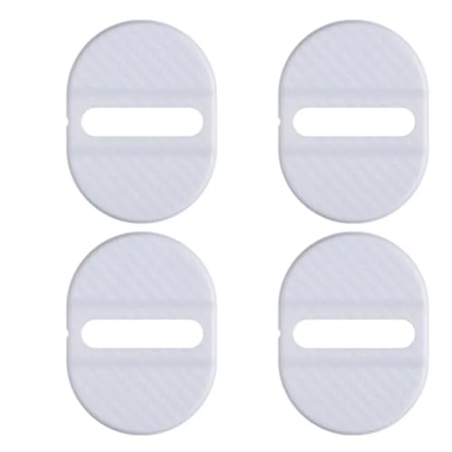 Housse de protection serrure de porte voiture coussinet plastique blanc pour A3