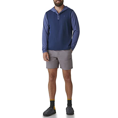 BASS OUTDOOR Men's Hooded Henley Long Sleeve Pullover4