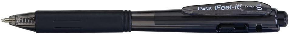 Pentel BX440 Feel-it! Wow! Ballpoint pen 1 mm black 12 pcs