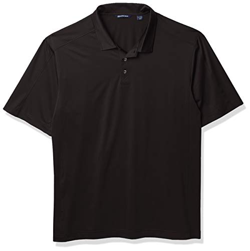 Polo Cutter & Buck noir XLT fini les hauts trop courts pour les hommes grands et forts