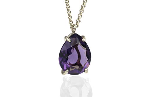 Collier de Mariée Améthyste Pourpre - Finis les Bijoux Qui Térnissent