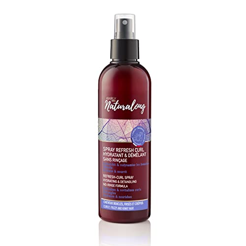 Naturalong - Spray Refesh Curl - Spray Rafraîchissant Boucles Hydratant et démélant sans rinçage - Redessine les boucles - 250ml