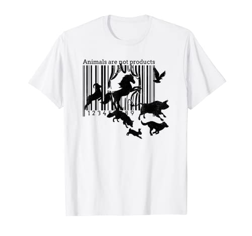 Animals Are Not Products Animal Rights Liberation Vegan Gift T-Shirt