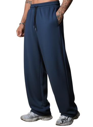 Image of dockstreet Men's /Unisex || Open Bottom || Stretchable || Drawstring Bottom Drawstring Pure Cotton Stretchable Baggy Jogger Pants