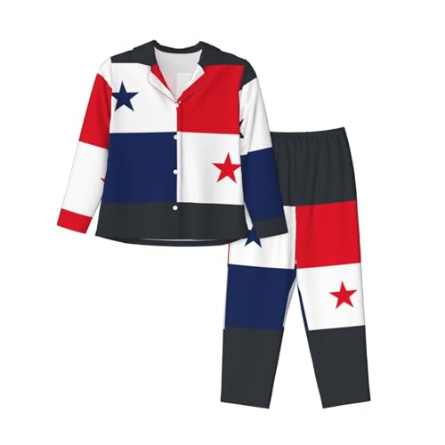 Pyjama Panama pour femme ensemble tendance à manches longues EdWal