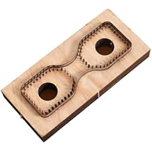 Leather Cutting Dies, Die Cutter Metal Cut Mould for Keychain DIY Strap Craft Style 2