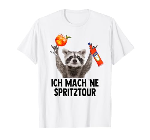 Yo hago NE SPIRZTOUR X Mapache Meme Racoon X Pedro Spritz Camiseta