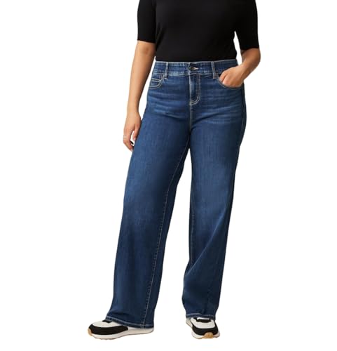 Torrid Women's Plus Size Jeans - Bombshell Wide Leg High-Rise Jean