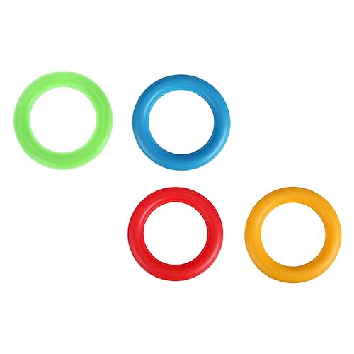 MUSISALY 4Pcs Pe Gymnastic Rings Throwing Rings for Play Develops Motor Skills Hand Eye Coordination Fitness