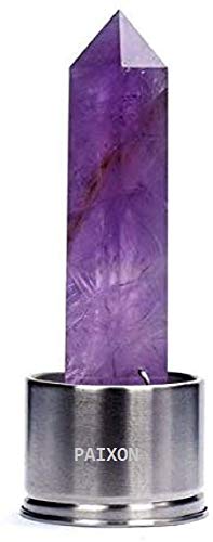 Image of Crystal Bottle | Elixir Water Bottle 16oz Natural Amethyst Quartz Gemstone Water Bottle for Making Crystal Infused Gemwater (500ml) (Amethyst Crystall Waterbottle)