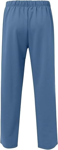 Trousers for Men and Women, Opening On The Side, Baggy Training On The Leg, Quick-Fitting with and Zip, Sports, Leisure, Wide Jogging Men's(Blue,M)
