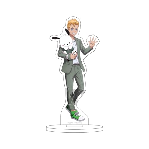 A3 Figura acrílica de personajes de Tokyo Revengers x Sanrio 01 Hanagaki Martial Arts x Pochacco (ilustrado por ilustración)