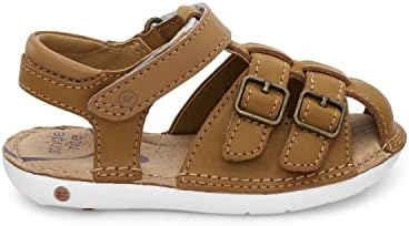Stride rite Boy's SRT Reign Sandal, Tan, 8.5 Wide Toddler | Image 1