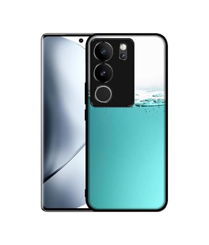Image of Half Fill Design Premium 2D Printed Metal Back Case Cover for Vivo V29 5G / V29 Pro 5G