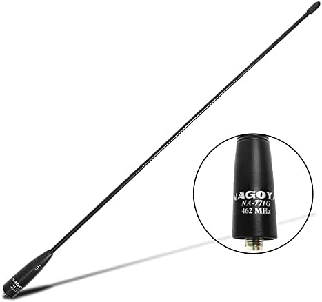 Authentic Genuine Nagoya NA-771G 15.3-Inch Whip GMRS (462MHz) Antenna SMA-Female for BTECH and BaoFeng Radios