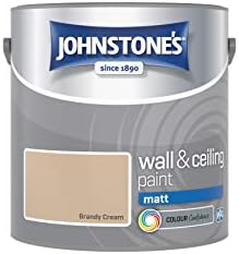 Johnstone's - Wall & Ceiling Paint - Pure Brilliant White - Matt Finish - Emulsion Paint - Fantastic Coverage - Easy to Apply - Dry in 1-2 Hours - 12m2 Coverage per Litre - 2.5L