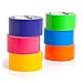 GatorCrafts NEW: Multi Colored Duct Tape - Variety Pack -6 Colors - 10 yards x 2 inch rolls. Girls & Boys Kids Craft Duck Set, Fun DIY Art Kit - Rainbow: orange green yellow pink blue yr