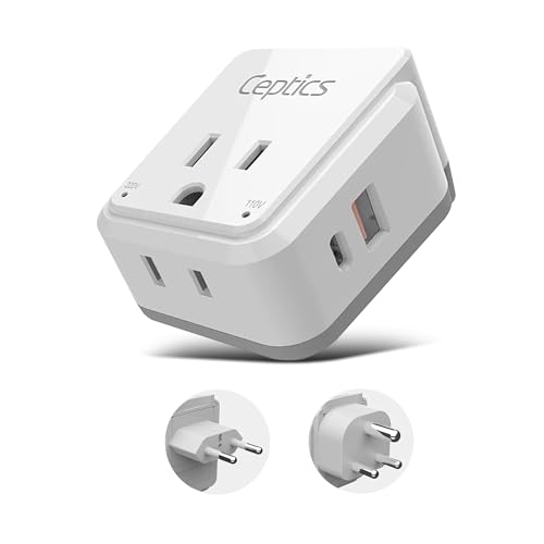 Ceptics PK8-IN India, Maldives Power Plug Adapter Travel Set cover