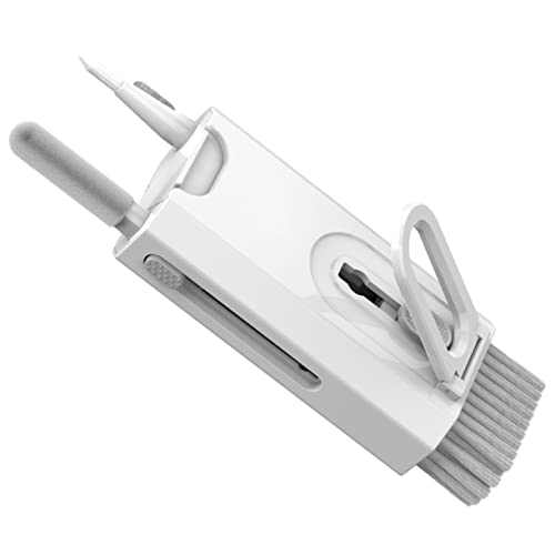 Kit Di Pulizia Multifunzionale Per Auricolari e Schermi Spazzola Lavabile e Riutilizzabile Design Semplice e Resistente Rimuove Residui Senza Aloni