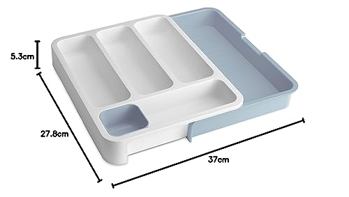 Joseph Joseph 85116 Drawer Store with Cutlery Tray - Grey Blue - One Size, 12 - Image 4