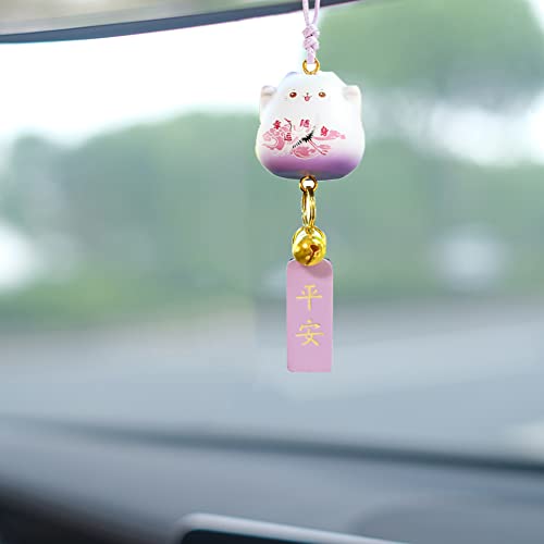 Ciondolo a forma di gatto per specchietto