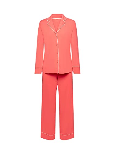 ESPRIT Damen Beautiful Basics Sus Pyjama Pyjamaset, Coral, 42