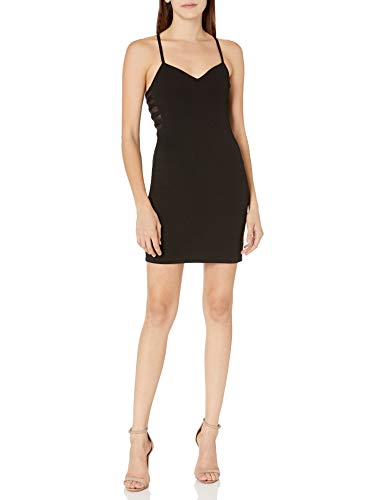 Speechless Women's Sleeveless Bodycon Dress, Black, 5