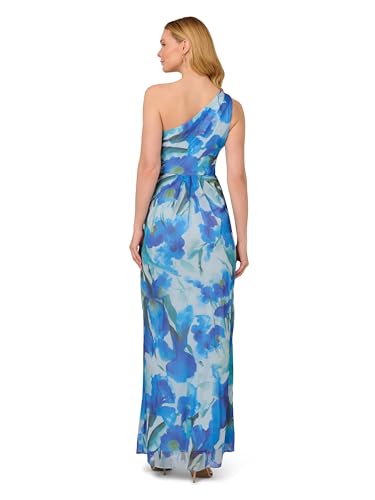 Adrianna Papell Womens Print Chiffon Long Dress2
