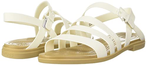 Sandália Tulum Sandal, Crocs, Adulto-Unissex, Oyster/Tan, 36