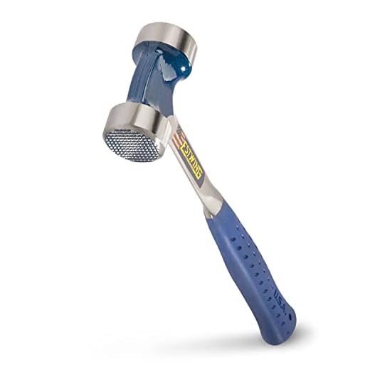 Estwing Lineman's Hammer - 40 oz Electrical Utility Tool with Smooth/Milled Face & Shock Reduction Grip - E3-40LM