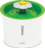 Catit Flower Fountain, Blumentrinkbrunnen für Katzen, 3L, weiß/grün, 1 Stück (1er Pack)