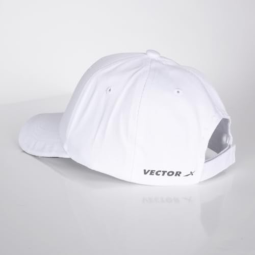 Image of Vector X Turbo Cap Head Caps for Men Unisex Mens Caps with Adjustable Strap in Summer for Men Caps Men for All Sports Cap for Girls caps Gym Caps for Men Women Cap Sports Caps for Men (White, 1)