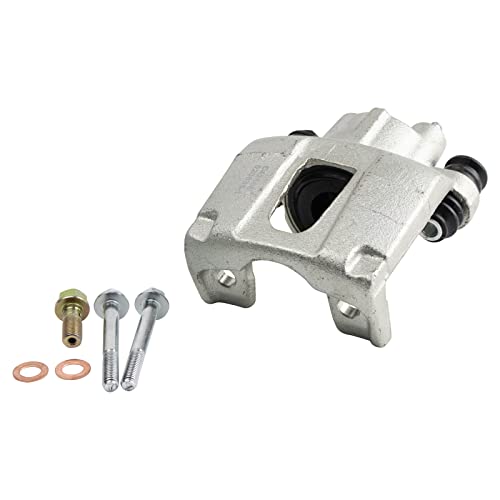 Image of TRQ Front and Rear Brake Caliper Set Zinc Coated Brackets Compatible with 2006-2010 Infiniti QX56 2006-2015 Nissan Armada 2008-2015 Nissan Titan
