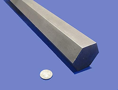 1018 Carbon Steel Hex Rod 2.00" Hex x 1 Foot Length