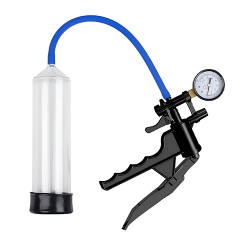 Penis Pump Hand Held with Pressure Gauge Male Sex Toys Pumps & En...