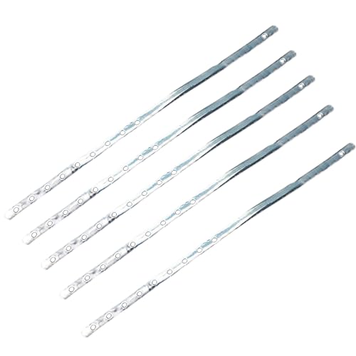 NGCG Pack of 5 Clothing Store Connection Bars Hanger Connector Strips Clothing Store Connectors Suit Connecting Supplies Clothes Rack Attachment, Transparent Hole