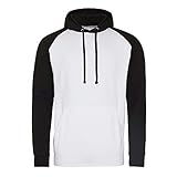 Photo Gallery awdis just hoods - felpa due colori con cappuccio - adulti/unisex (s) (bianco artico/nero) Photo Gallery awdis just hoods - felpa due colori con cappuccio - adulti/unisex (s) (bianco artico/nero)