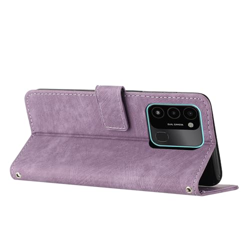 Protection d'écran Tecno Spark Go 2022 housse portefeuille rabat - 4