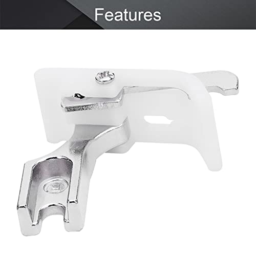 Image of Othmro #TSP-18 Presser Feet 1 /4in Industrial Sewing Machine Presser Feet Compensating Raising Foot Hinged Sewing Presser Foot with Right Guide for Single Needle Industrial Sewing Machines White Silver