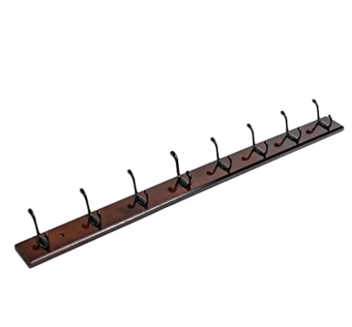 Porte-manteau mural vintage en bois pour éliminer le désordre de l'entrée