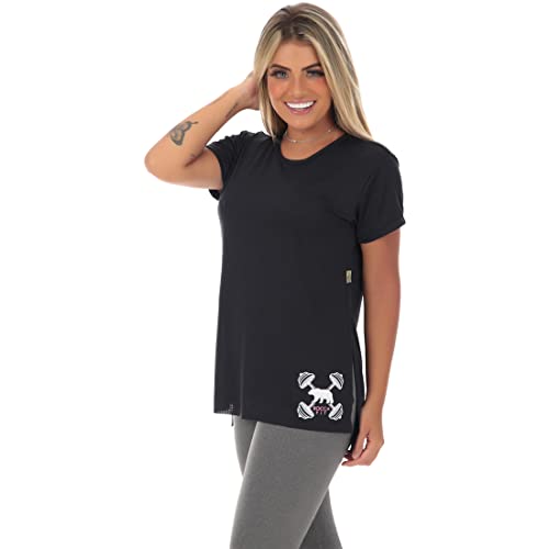 KIT 2 BLUSAS DRY FIT TAPA BUMBUM TECIDO POLIAMIDA RETÉM SUOR (GG, Branco/Preto)