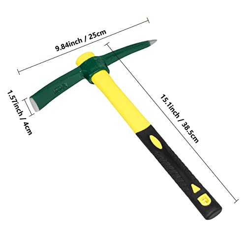 ZUZUAN Forged Adze Pick Mattock
