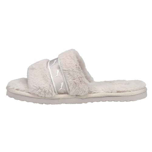 PUMA Kids Girls Fluff Remix Bx Slide Casual Sandals Casual - White3