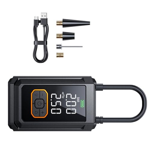 Gonfleur de pneu rechargeable USB C pour résoudre les pannes de pression sur route et nuit