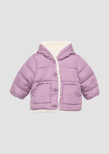 S.Oliver Junior Mädchen 2154410 Steppjacke Mit Teddyplüsch-Futter, 4751, 86 EU
