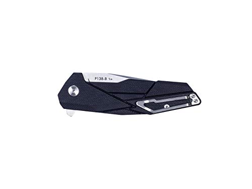 Ruike P138B Tactical Pocket Folding Knife 14C28N Stainless Steel Liner Lock Safety G10 Tactical Knife With Pocket Clip Lanyard Edc Outdoor Tool Thrust Rolling Bear #TOP2