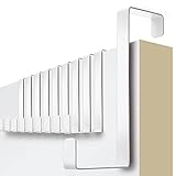 ASISTENCIA PRÁCTICA EN SET de 10: Versátiles, uso individual. Los prácticos colgadores para puerta crean orden fácilmente, incluso en habitaciones pequeñas. Los percheros para puerta son singulares; ideal como perchero puerta dormitorio.