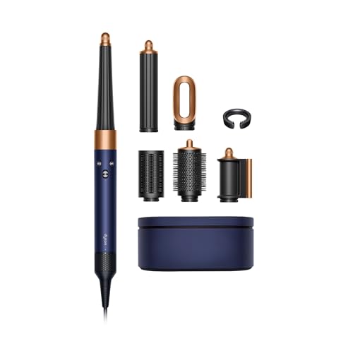 Image of Dyson Airwrap I.D. 6-In-1 Multi-Styler | Styles Without Heat Damage| 7 Styling Settings|3 Speed & 3 Heat Settings|Cold Shot| Enhanced Coanda Airflow| 2 Yr Warranty,1300 Watts (Prussian Blue /Rich Copper)